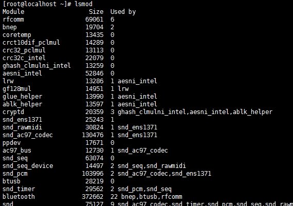 Linux kernel模块管理相关详解