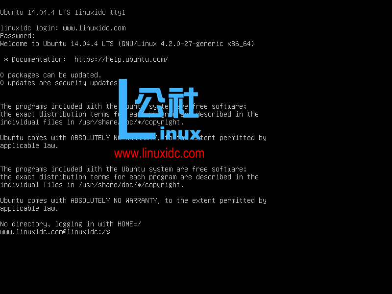 No directory, logging in with HOME=/